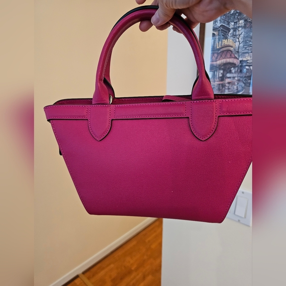 Longchamp Fuchsia HandBag - Picture 4 of 10